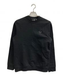 FRED PERRY×RAF SIMONS（フレッドペリー×ラフシモンズ）の古着「クルーネックスウェット」｜ブラック