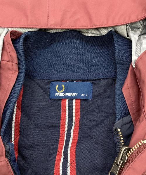 FRED PERRY（フレッドペリー）FRED PERRY (フレッドペリー) フィッシュテールパーカー レッド サイズ:Lの古着・服飾アイテム