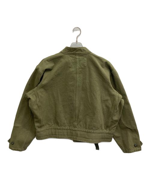 CRAFTSMANSHIP（クラフトマンシップ）CRAFTSMANSHIP (クラフトマンシップ) モーターサイクル ジャケット カーキ サイズ:Lの古着・服飾アイテム