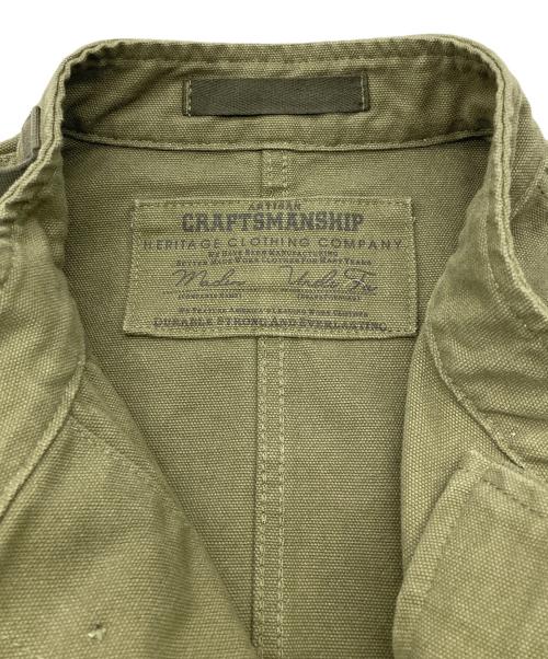 CRAFTSMANSHIP（クラフトマンシップ）CRAFTSMANSHIP (クラフトマンシップ) モーターサイクル ジャケット カーキ サイズ:Lの古着・服飾アイテム