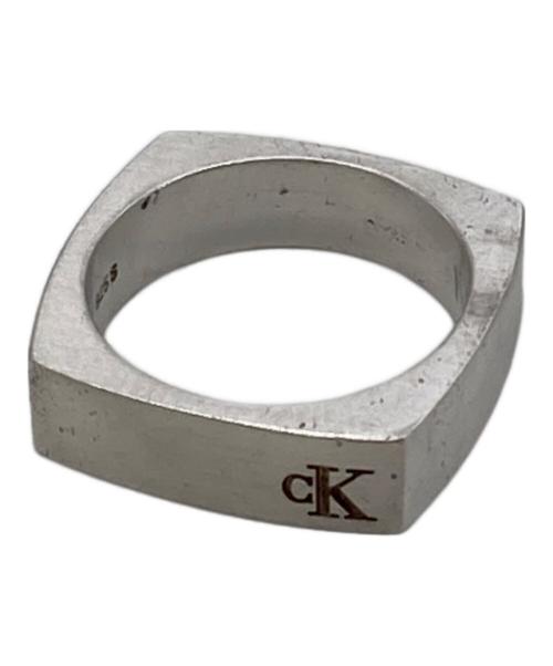 Calvin Klein（カルバンクライン）Calvin Klein (カルバンクライン) シルバーリング サイズ:4号の古着・服飾アイテム