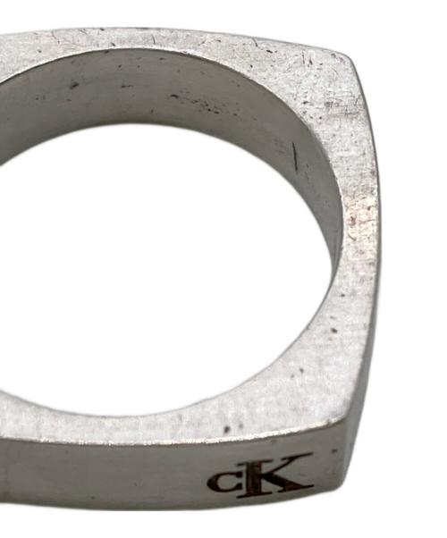 Calvin Klein（カルバンクライン）Calvin Klein (カルバンクライン) シルバーリング サイズ:4号の古着・服飾アイテム