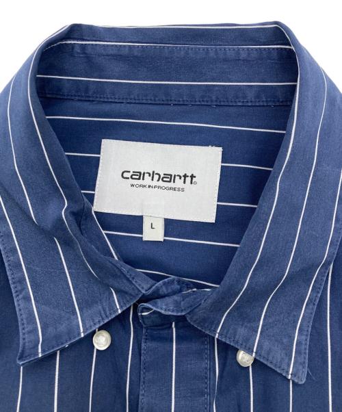 CarHartt（カーハート）CarHartt (カーハート) L/S ORLEAN SHIRT ネイビー サイズ:Lの古着・服飾アイテム
