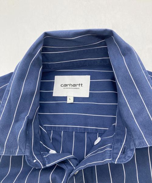 CarHartt（カーハート）CarHartt (カーハート) L/S ORLEAN SHIRT ネイビー サイズ:Lの古着・服飾アイテム