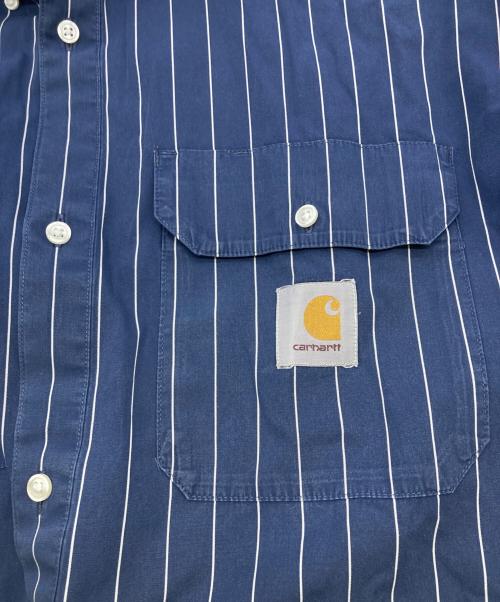CarHartt（カーハート）CarHartt (カーハート) L/S ORLEAN SHIRT ネイビー サイズ:Lの古着・服飾アイテム