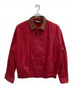 POLO RALPH LAURENポロ・ラルフローレン）の古着「襟コーデュロイスイングトップ」｜レッド
