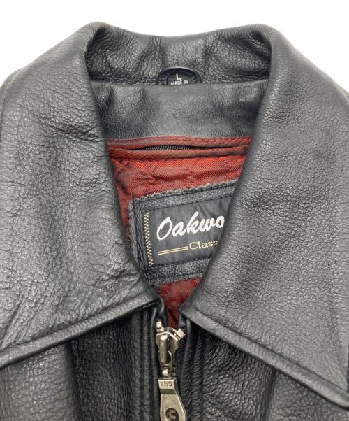 Oakwood（オークウッド）Oakwood (オークウッド) レザージャケット ブラック サイズ:Lの古着・服飾アイテム