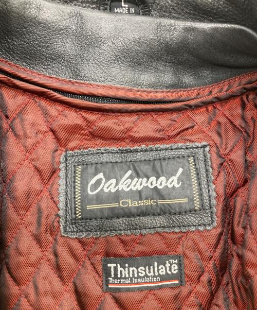Oakwood（オークウッド）Oakwood (オークウッド) レザージャケット ブラック サイズ:Lの古着・服飾アイテム