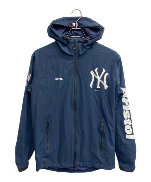 SOPH.（ソフ）SOPH. (ソフ) F.C.R.B. (エフシーレアルブリストル) MLB (エムエルビー) MLB TOUR WARM UP JACKET ネイビー サイズ:Mの古着・服飾アイテム