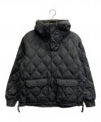 TAIONタイオン）の古着「ミリタリー ダウンフーディー」｜ブラック