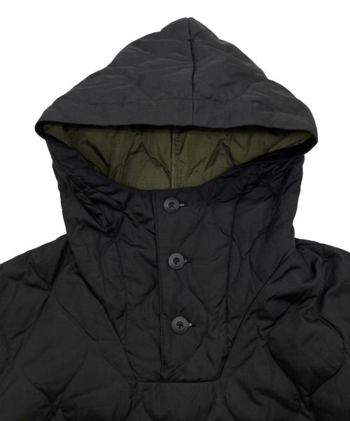 TAION（タイオン）TAION (タイオン) ミリタリー ダウンフーディー ブラック サイズ:asia Lの古着・服飾アイテム
