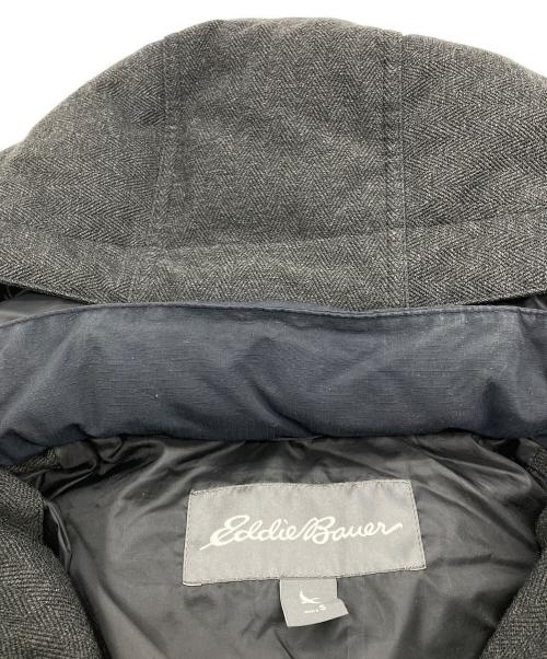 Eddie Bauer（エディーバウアー）Eddie Bauer (エディーバウアー) ヘリンボーンストームダウンジャケット グレー サイズ:Sの古着・服飾アイテム