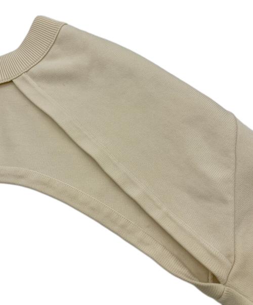 MAISON SPECIAL（メゾンスペシャル）MAISON SPECIAL (メゾンスペシャル) 2WAYコクーンスリーブショートニット ベージュ サイズ:Mの古着・服飾アイテム