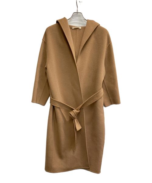 outersunset（アウターサンセット）outersunset (アウターサンセット) フード付きガウンコート ブラウン サイズ:Mの古着・服飾アイテム