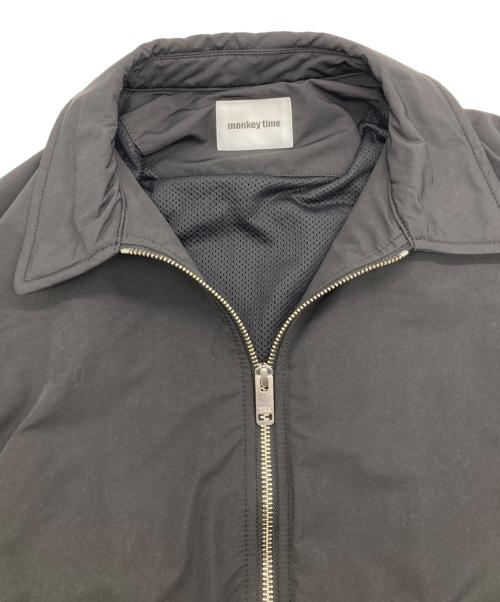 MONKEY TIME（モンキータイム）MONKEY TIME (モンキータイム) OCTA ビンテージライク タフタ ボンバー ジャケット ブラック サイズ:S 未使用品の古着・服飾アイテム
