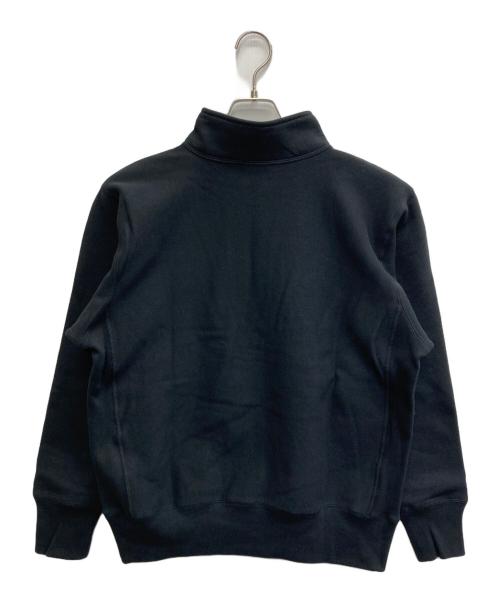 Champion（チャンピオン）Champion (チャンピオン) ハーフジップスウェットシャツ 24FW ブラック サイズ:L 未使用品の古着・服飾アイテム