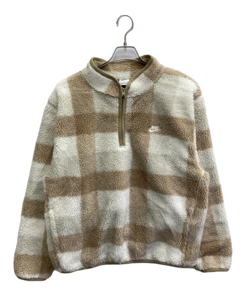 NIKE（ナイキ）NIKE (ナイキ) ウィンタライズド ハーフジップ ベージュ サイズ:XXLの古着・服飾アイテム