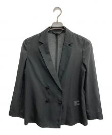 allureville（アルアバイル）の古着「ワルツシアーオーガンジャケット」｜ブラック