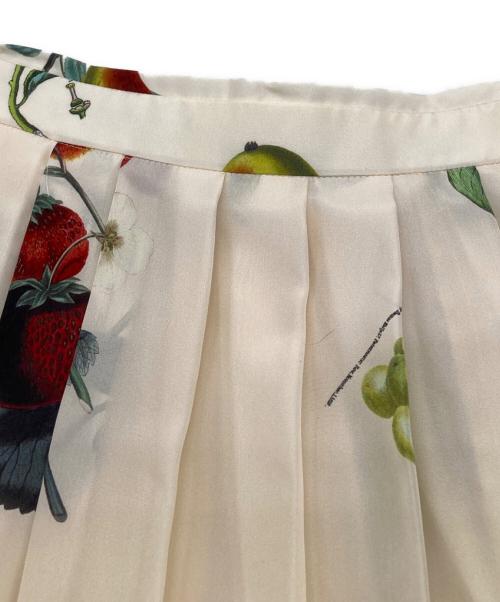 CABAN（キャバン）CABaN (キャバン) シルク HARVEST ロングスカート ホワイト サイズ:XSの古着・服飾アイテム