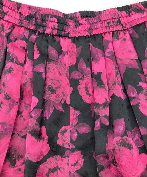 STELLA McCARTNEY（ステラマッカートニー）STELLA McCARTNEY (ステラマッカートニー) 花柄パンツ パープル×ブラック サイズ:36の古着・服飾アイテム