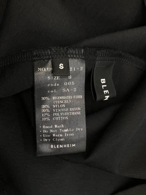 BLENHEIM（ブレンヘイム）BLENHEIM (ブレンヘイム) 2WAYロングワンピース ブラック サイズ:Sの古着・服飾アイテム