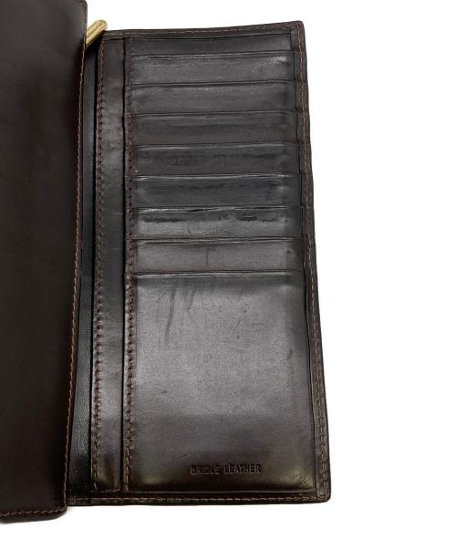 Whitehouse Cox（ホワイトハウスコックス）Whitehouse Cox (ホワイトハウスコックス) 長財布 ブラウンの古着・服飾アイテム