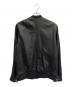 nano・universe (ナノ・ユニバース) WONDER LIGHT LEATHER シングルライダースジャケット ブラック サイズ:L：9000円