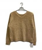 BARNYARDSTORMバンヤードストーム）の古着「FOXカシミヤプルオーバー」｜ベージュ