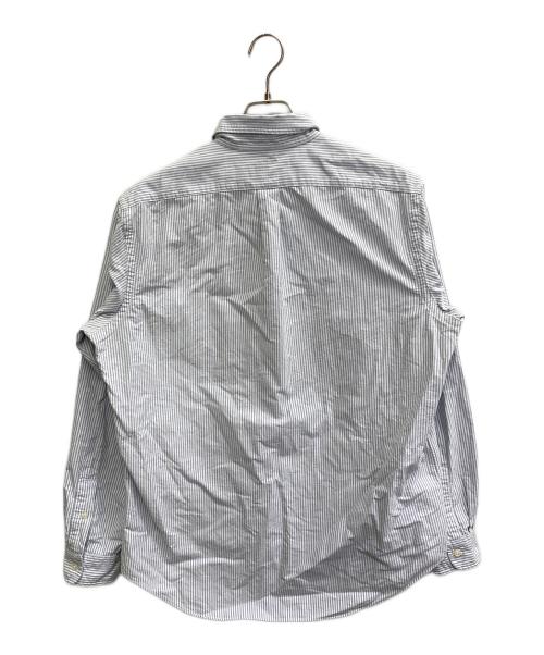 POLO RALPH LAUREN（ポロ・ラルフローレン）POLO RALPH LAUREN (ポロ・ラルフローレン) ストライプシャツ ブルー サイズ:Lの古着・服飾アイテム