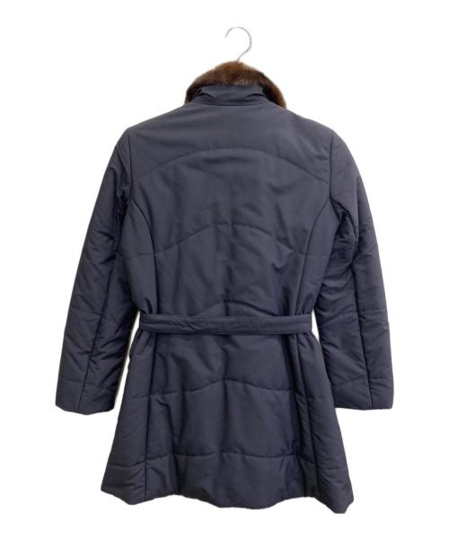 LORO PIANA（ロロピアーナ）LORO PIANA (ロロピアーナ) ミンクファー中綿コート ネイビー サイズ:42の古着・服飾アイテム