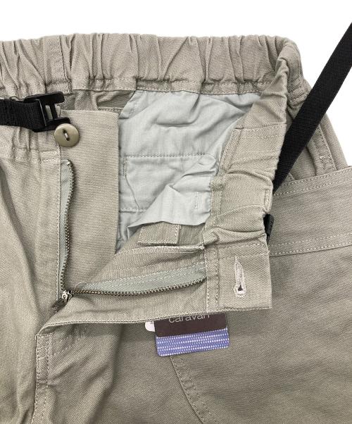 go slow caravan（ゴースローキャラバン）go slow caravan (ゴースローキャラバン) ストレッチキャンバス イージーパンツ ベージュ サイズ:3の古着・服飾アイテム
