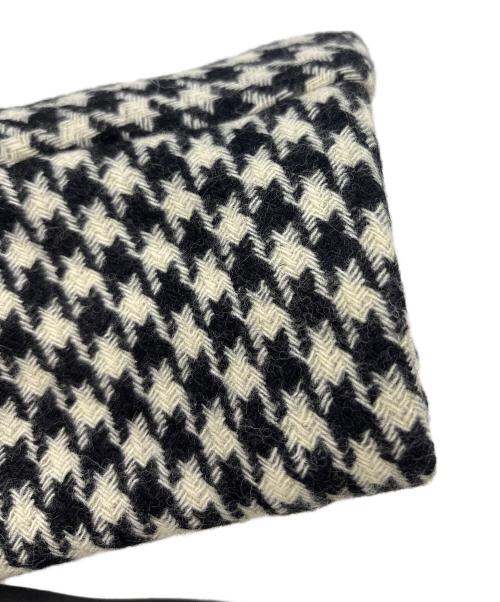 WEEKEND Max Mara（ウィークエンド マックスマーラ）WEEKEND Max Mara (ウィークエンド マックスマーラ) 千鳥柄ノーカラージャケット ブラック サイズ:38の古着・服飾アイテム