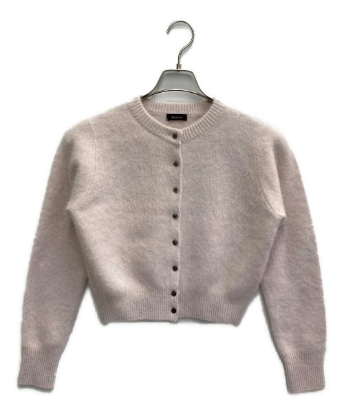 anuans（アニュアンス）anuans (アニュアンス) ラクーンフォックスショートカーディガン ピンク サイズ:FREEの古着・服飾アイテム