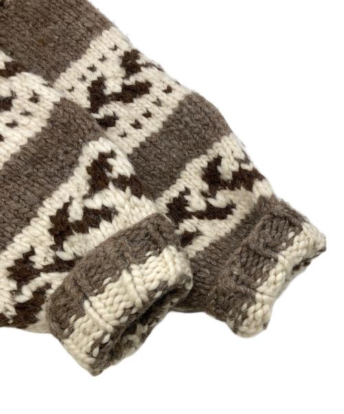 USED（ユーズド）USED (ユーズド) COWICHAN INDIAN KNIT ブラウン サイズ:FREEの古着・服飾アイテム