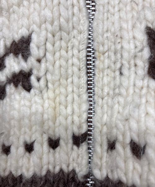 USED（ユーズド）USED (ユーズド) COWICHAN INDIAN KNIT ブラウン サイズ:FREEの古着・服飾アイテム