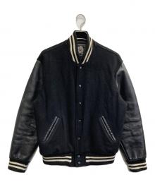 VAN JAC（ヴァン・ヂャケット）の古着「スタジャン」｜ブラック×ホワイト