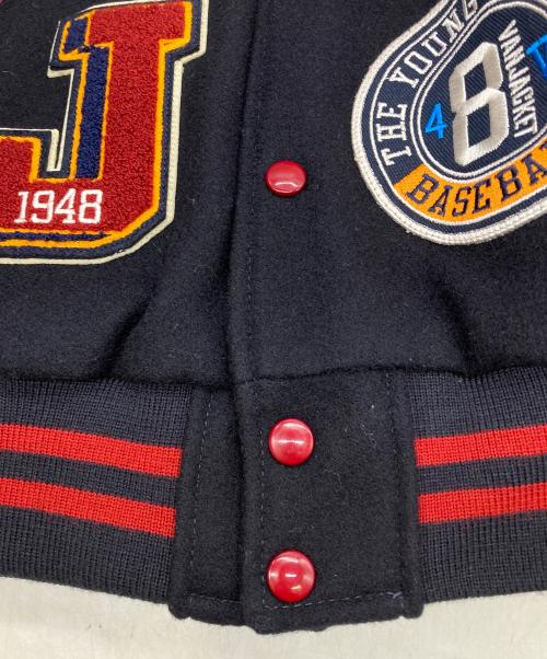 VAN JAC（ヴァン・ヂャケット）VAN JAC (ヴァン・ヂャケット) BASEBALL プレミアムスタジャン ネイビー×レッド サイズ:LLの古着・服飾アイテム