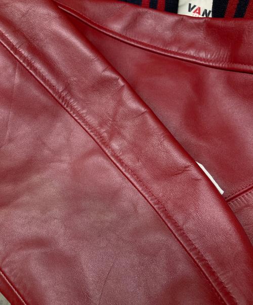 VAN JAC（ヴァン・ヂャケット）VAN JAC (ヴァン・ヂャケット) BASEBALL プレミアムスタジャン ネイビー×レッド サイズ:LLの古着・服飾アイテム