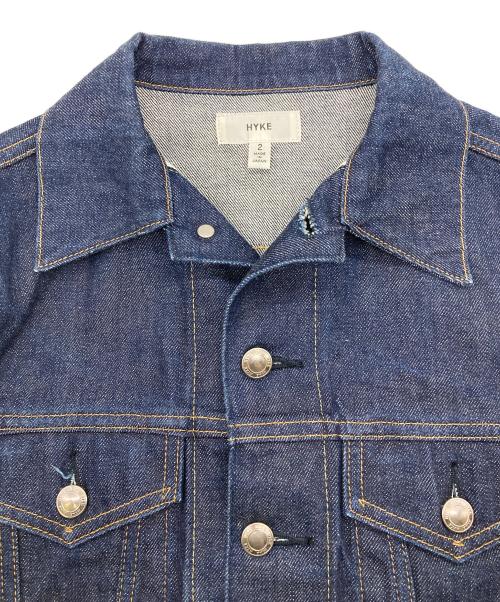 HYKE（ハイク）HYKE (ハイク) タイトデニムジャケット インディゴ サイズ:2の古着・服飾アイテム