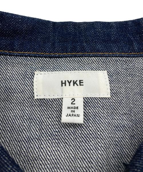 HYKE（ハイク）HYKE (ハイク) タイトデニムジャケット インディゴ サイズ:2の古着・服飾アイテム