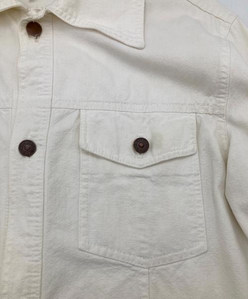 LEVI'S（リーバイス）LEVI'S (リーバイス) 70ｓボタン裏C-12 カバーオール ホワイト サイズ:Lの古着・服飾アイテム