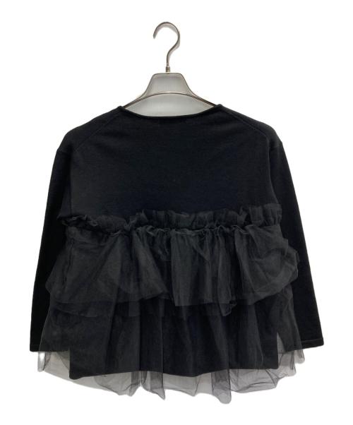 CADUNE（カデュネ）CADUNE (カデュネ) チュールビスチェニット ブラック サイズ:38の古着・服飾アイテム