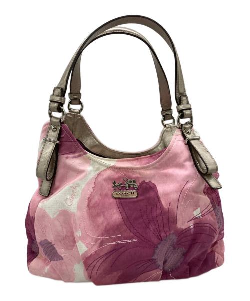 COACH（コーチ）COACH (コーチ) ハンドバッグ ピンクの古着・服飾アイテム