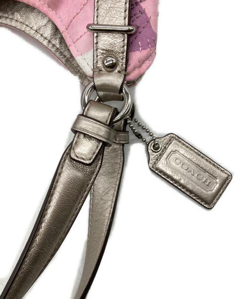 COACH（コーチ）COACH (コーチ) ハンドバッグ ピンクの古着・服飾アイテム