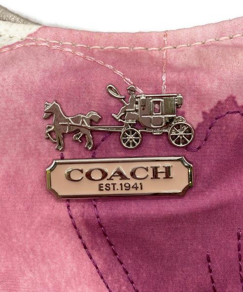 COACH（コーチ）COACH (コーチ) ハンドバッグ ピンクの古着・服飾アイテム