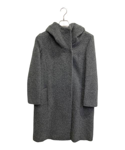 LOUNIE（ルーニー）LOUNIE (ルーニー) アルパカモヘヤコート グレー サイズ:38の古着・服飾アイテム