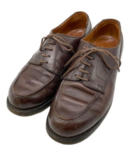 J.M.WESTON（ジェイエムウエストン）J.M.WESTON (ジェイエムウエストン) Uチップ レザーシューズ ブラウン サイズ:6Dの古着・服飾アイテム
