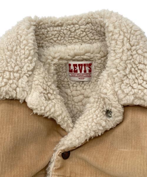 LEVI'S（リーバイス）LEVI'S (リーバイス) Corduroy Boa Jacket ベージュ サイズ:42Rの古着・服飾アイテム