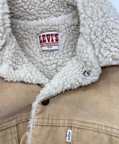 LEVI'S（リーバイス）LEVI'S (リーバイス) Corduroy Boa Jacket ベージュ サイズ:42Rの古着・服飾アイテム