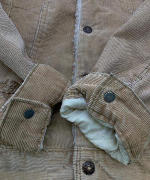 LEVI'S（リーバイス）LEVI'S (リーバイス) Corduroy Boa Jacket ベージュ サイズ:42Rの古着・服飾アイテム